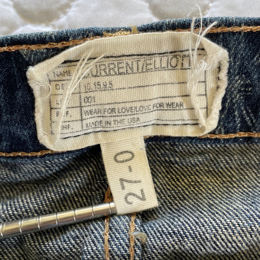 Current-Elliott The Rolled Skinny‎ Write-On Jeans Size 27 - Picture 6 of 9
